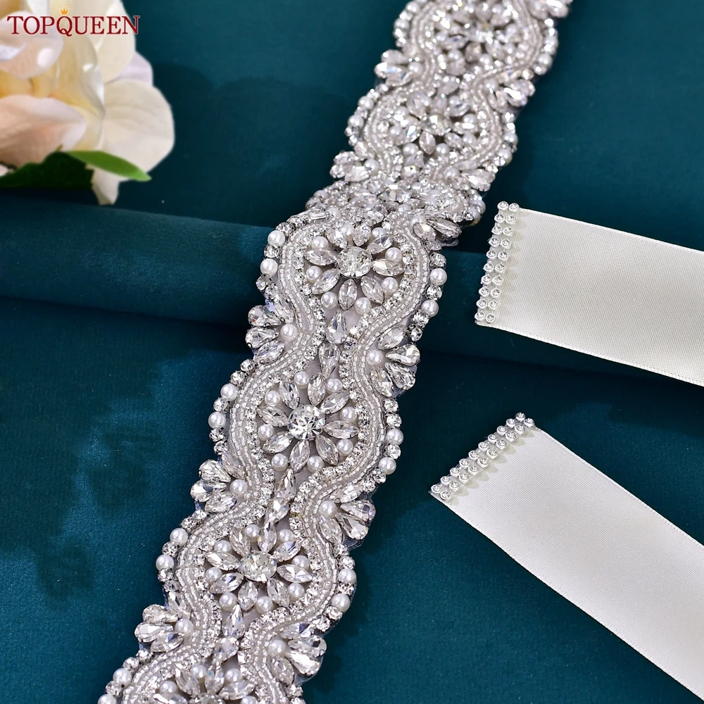 Topqueen Silver Rhinestone Buckle Belt: The Ultimate Wedding Belt for  Brides Who Want Sparkle Without Compromise
