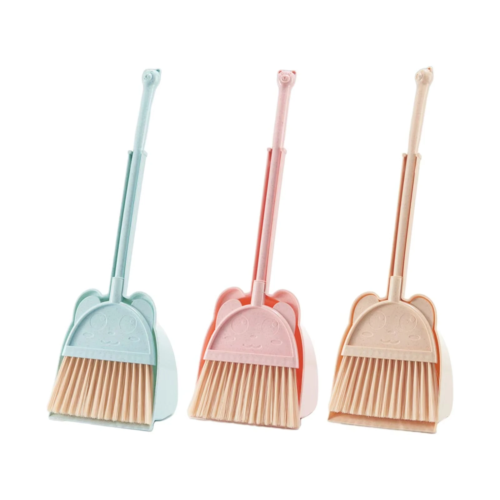 Kids Outdoor Broom - Mini Children Broom and Dustpan Cartoon