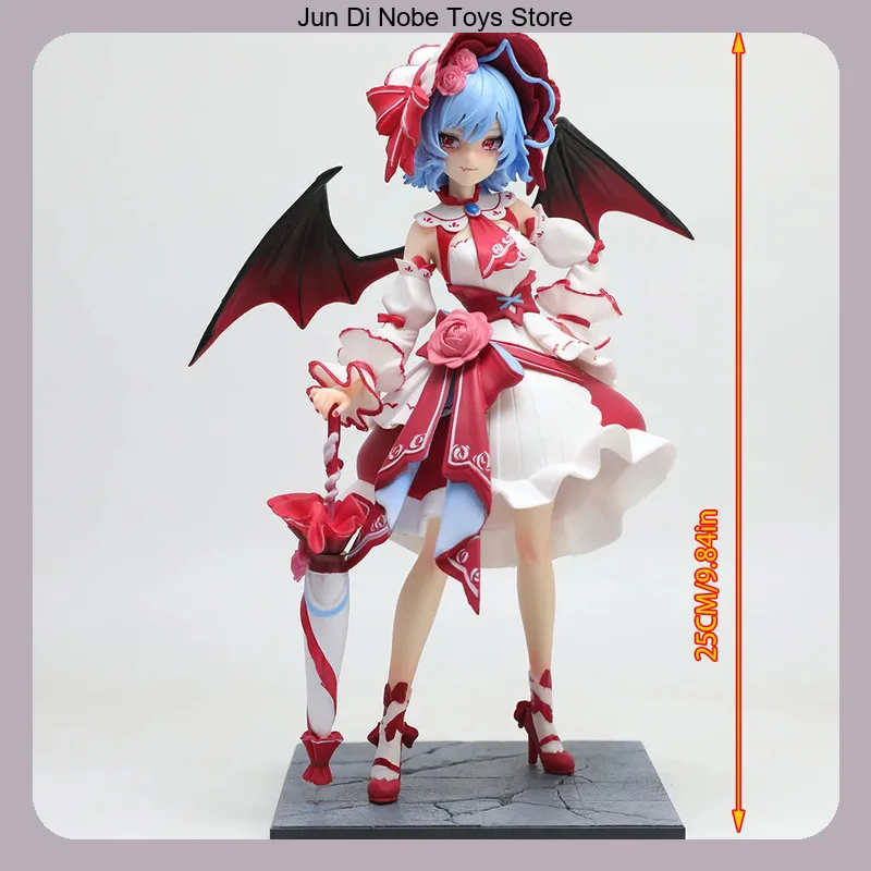 

25CM Dress Remilia Scarlet Ojou-sama Anime Figure Model Statue Collection Desktop Decoration Ornament Toys Gifts for Fans