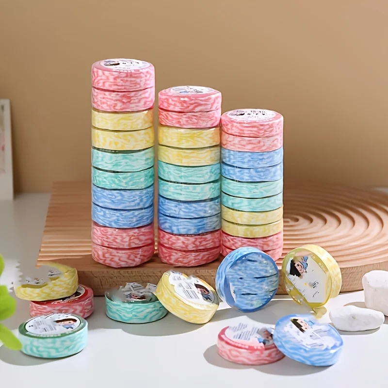 Assorted Colors - Compressed Non-Woven Towel Face Cloths: Amazing Hotel and Travel Essentials