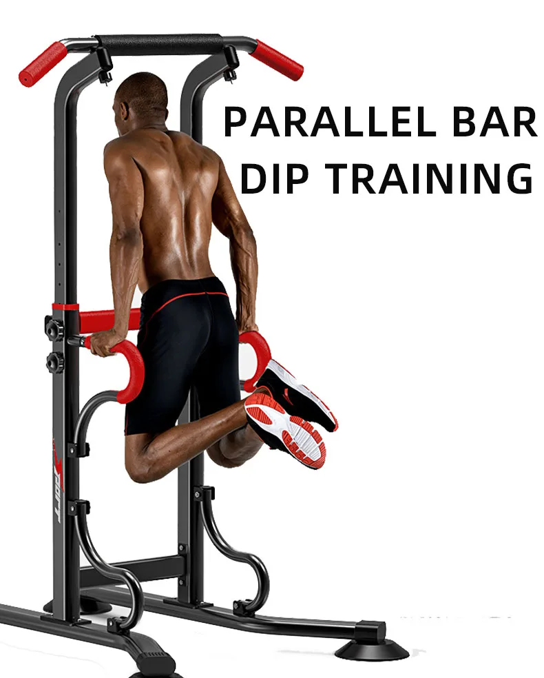New Arrival Home Use Fitness Standing Pull up Bar Power Tower Dip Station Chin up Exercise Power Tower