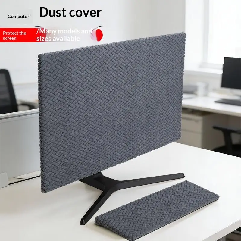 Monitor Dust Protector for 27-30 Inch Screens Elastic Design Ideal for Workspace