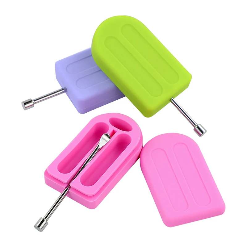 

Silicone Container for Girls, Popsicle Design Box, Concentrate Gifts, Cute, 5Pcs, 6ml