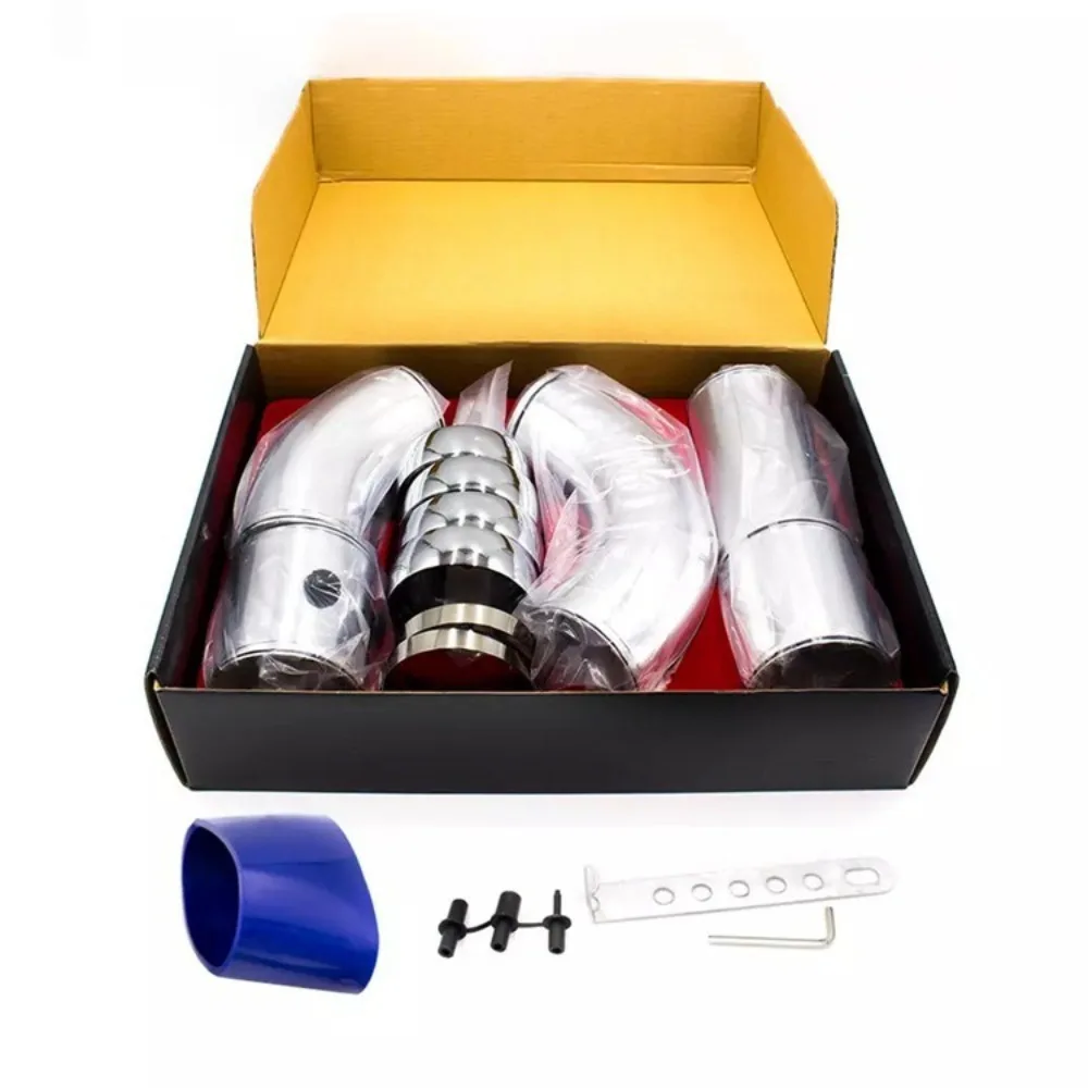 76MM Universal Air Filter Intake Pipe Performance Induction Car Intake Pipe Hose Modification Kit