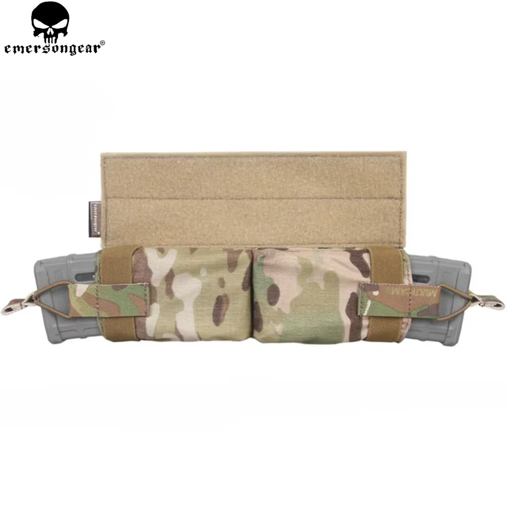 EMERSONGEAR Tactical Mag Pouch Side-Pull Magazine Pouch M4 Tactical Molle Mag Hook&Loop Combat Multi-camo EM9044