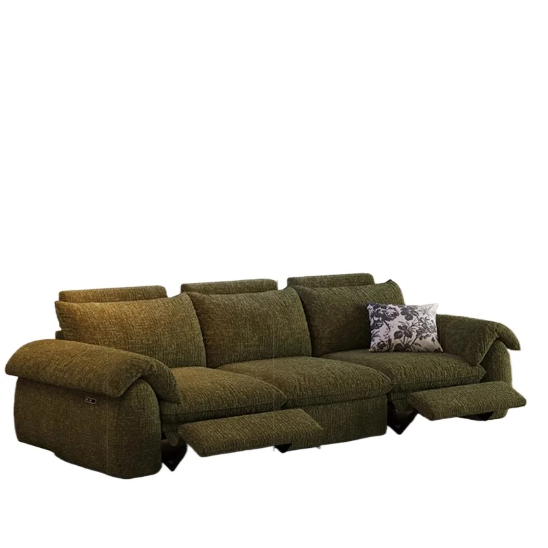 Modern Sofa Multifunctional Recliner Puffy Cushion Couch Oversized Combined