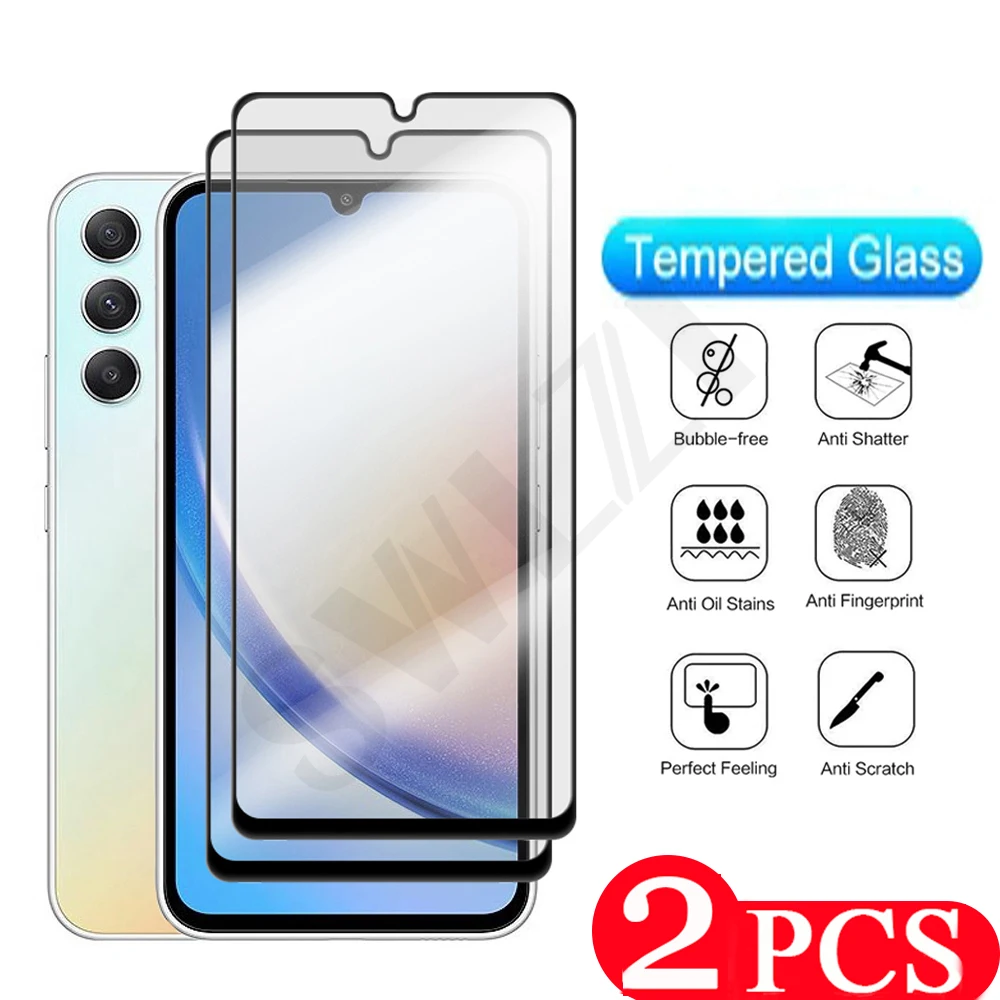 

2Pcs 9D full cover screen protector For Samsung Galaxy A14 A24 A34 A04 A04E A04S A12 A13 5G A22 A23 A31 A32 A33 Tempered glass