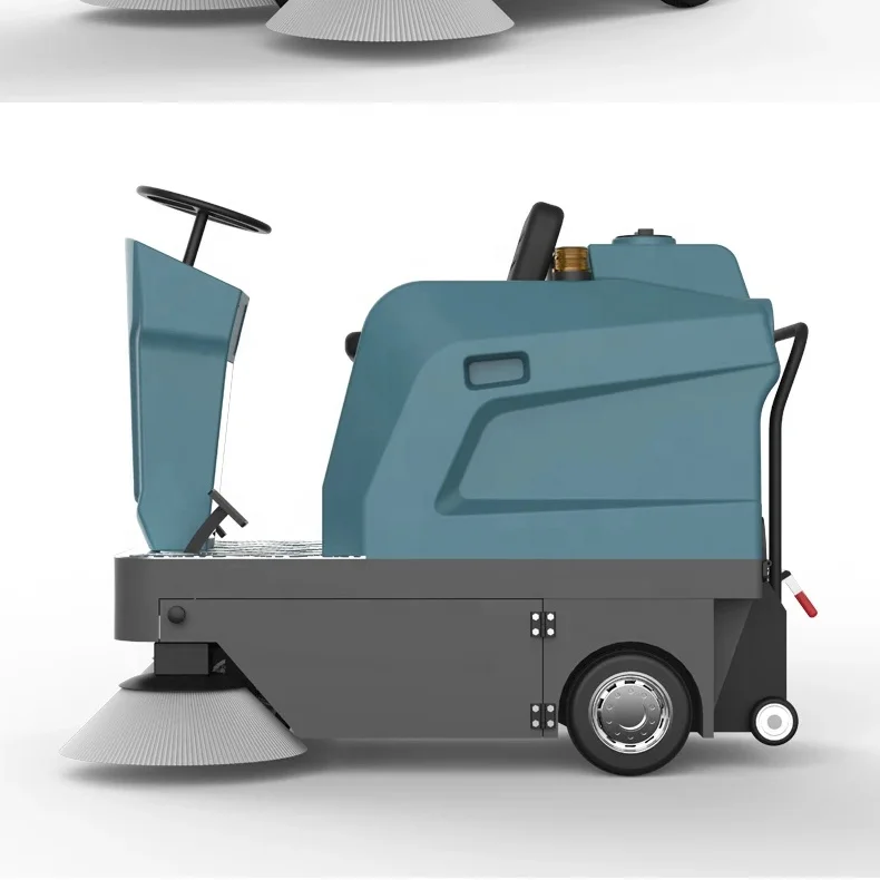 EVERLIFT Industrial Automatic Vacuum Floor Sweeper Machine Ride on Electric Street Road Sweeper M-1250