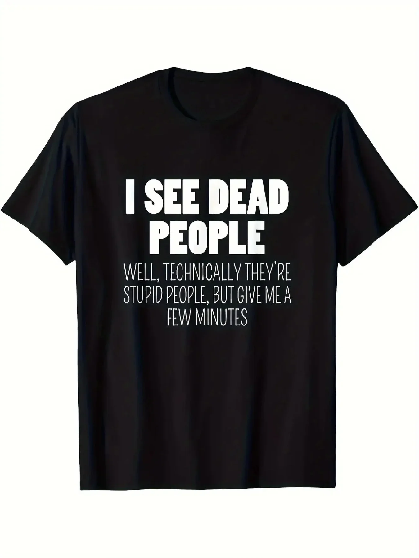 Plus Size, Men'S Funny And Sarcastic T-Shirt - 