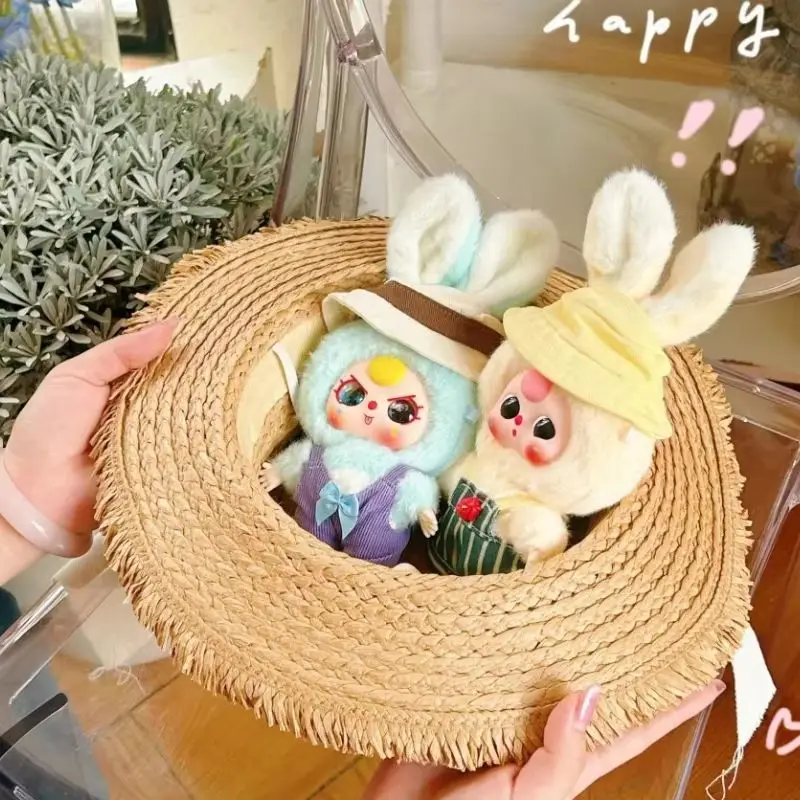 

New Babythree Miniature Bunny Macaron Series Vinyl Face Blind Box Trendy Toy Plush Doll Pendant Children Birthday Gift Toy