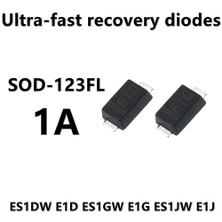 (50pcs) ES1DW E1D ES1GW E1G ES1JW E1J 1A SMD Ultra Fast Recovery Diode SOD-123FL