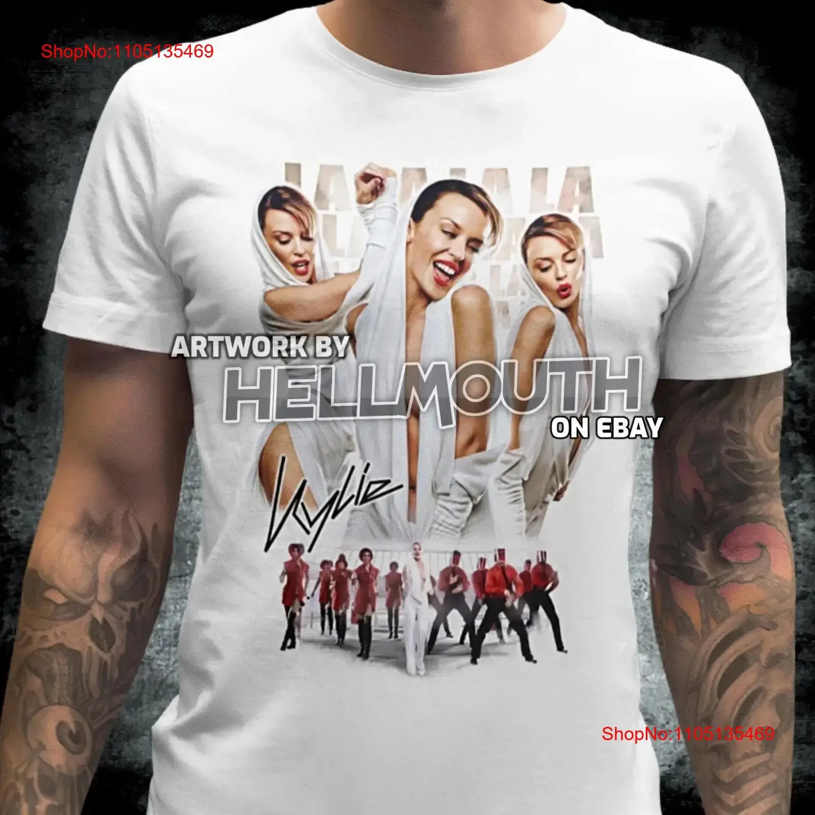 Kylie Minogue No puedes afuera de mi cabeza camisa tallas S XXL Fever vintage Ropa de calle lavada gráfico de moda Cómodo Suave