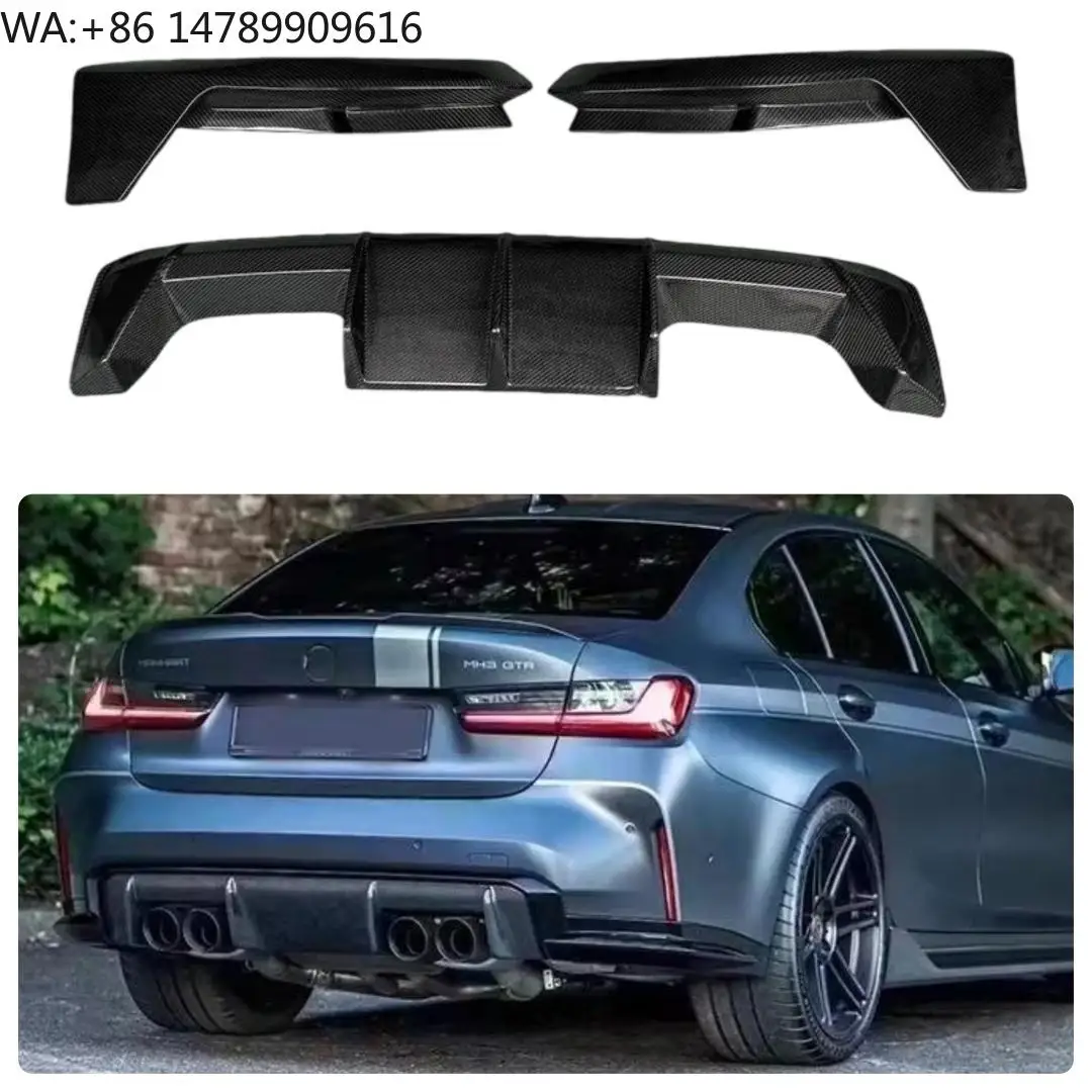 

YOMDO M3 M4 Real Carbon Fiber Rear Diffuser for G80 M3 G82 M4 2020+
