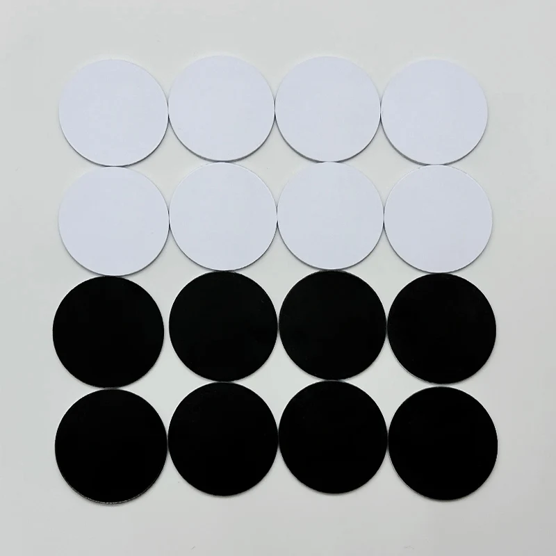 

20pcs 50pcs 13.56MHz Ntag 215 Tag Cards Badge Backing 504 Bytes ISO/IEC 14443 A 25mm Waterproof PVC Ntag215 NFC Coins Card