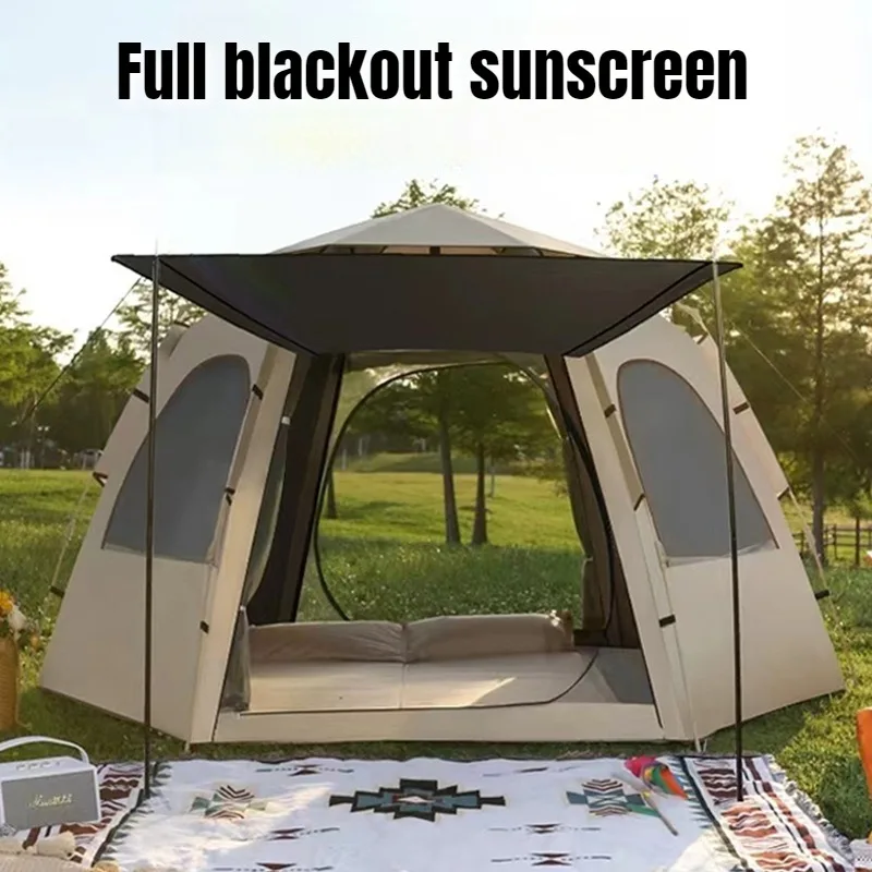 

텐트 Portable Automatic Waterproof Camping Tent Rainproof Outdoor Folding Tent Instant Pop Up Tent Tourist Tents for Hiking Picnic
