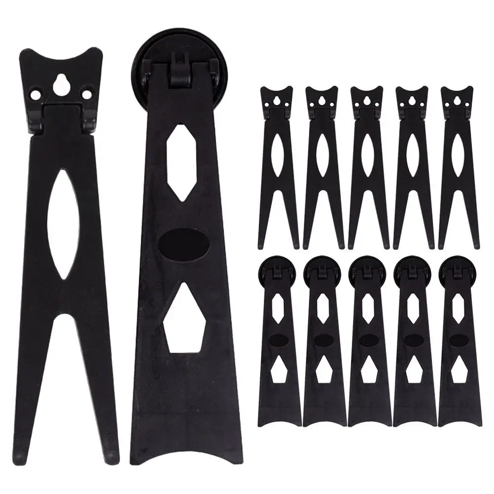 12Pcs Photo Frame Back Stand Plastic Picture Frame Easel Back Support Stable Support Bracket for Frames Photos Pictures