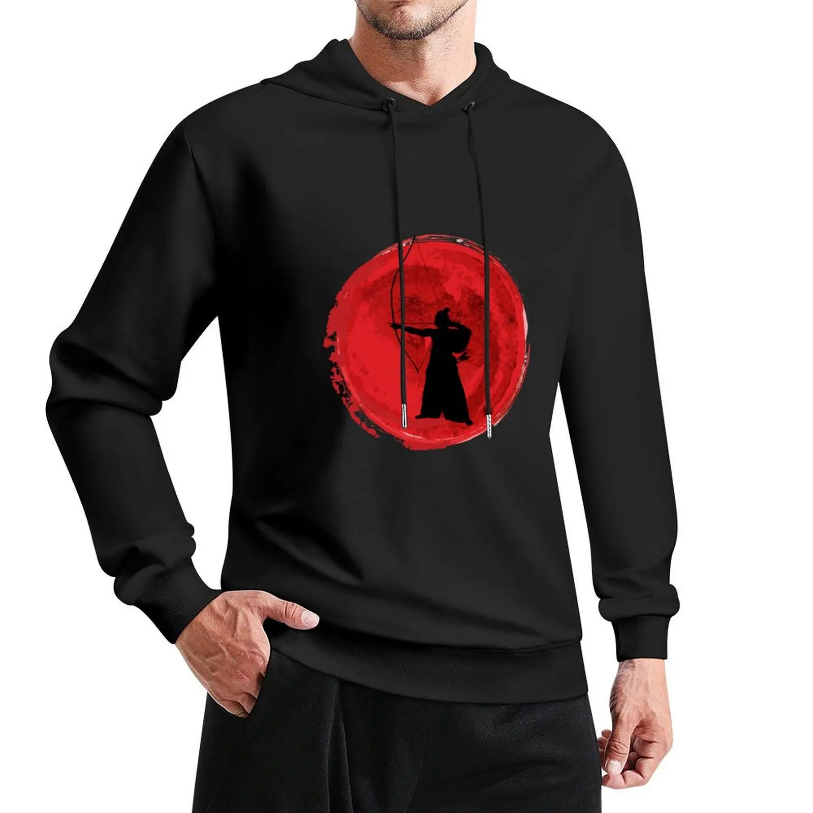 

Kyudo Japan Budo Archery Samurai Ryu Pullover Hoodie clothes for men hoodie men