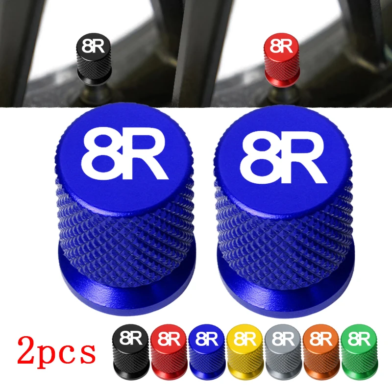 For SUZUKI GSX-8R GSXS-8R GSX8R GSX 8R Accessories 2PCS Motorcycle Tire Valve Caps Wheel Tyre Cover CNC Aluminum Alloy