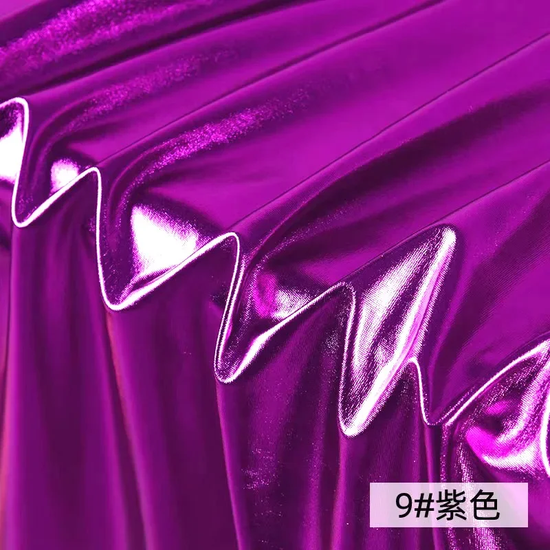 فاخر الذهب والفضة دنة نسيج متماسكة عالية تمتد كامل احباط لامعة المواد Dancewear المرحلة زي DIY بها بنفسك ملابس الموضة