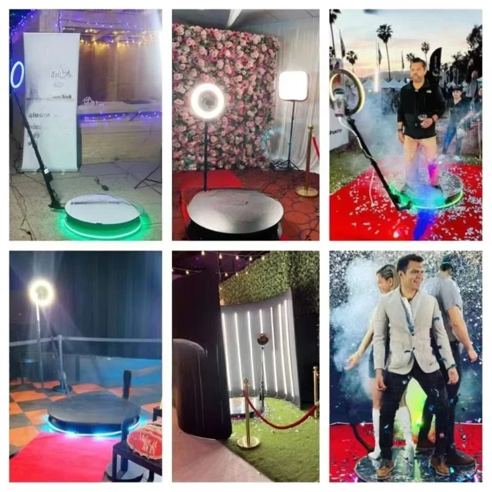 360 Photo Booth Background Light Emitting Diode Light 360 Photo Booth Shell Background