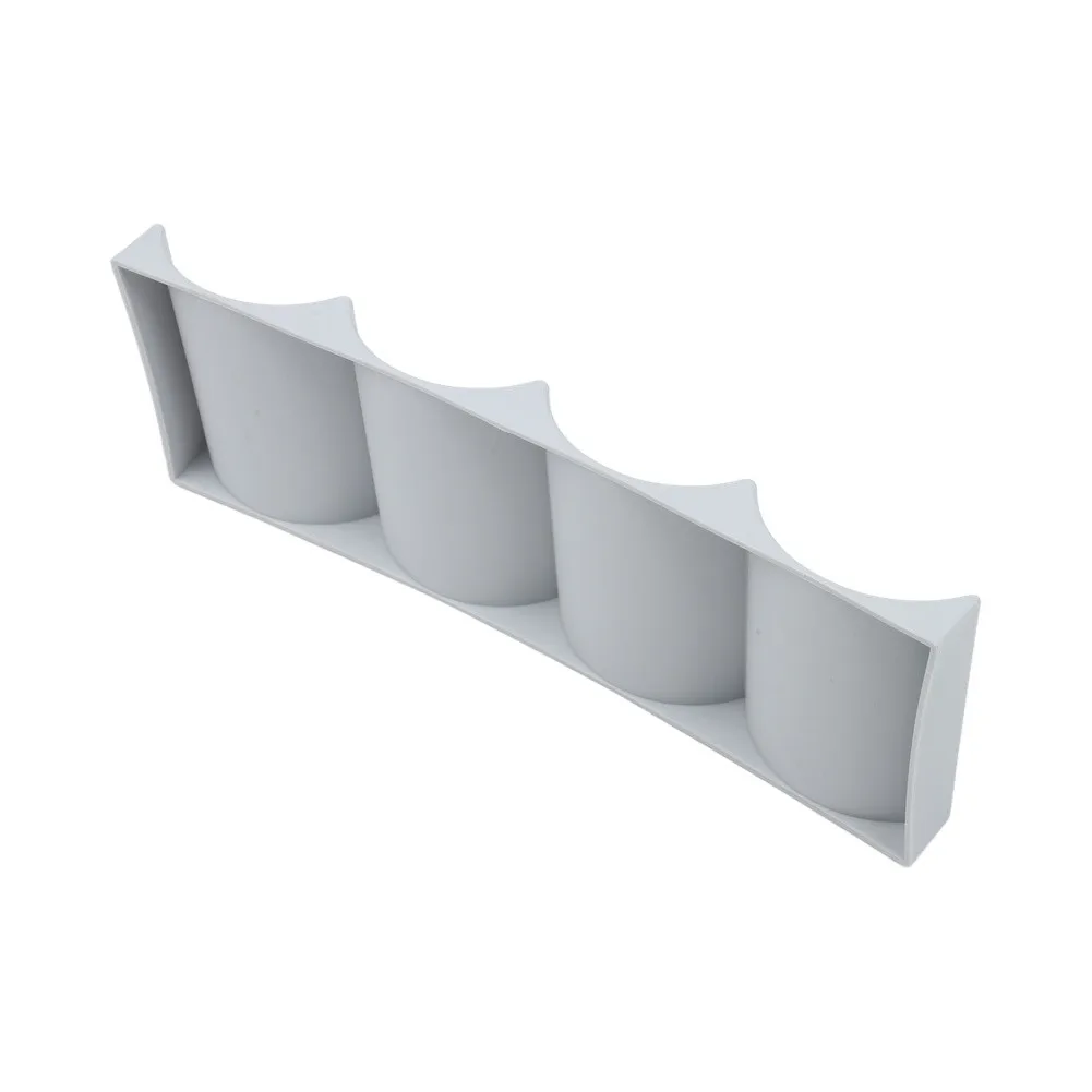 Space Saving Horizontal Bottle Rack for Wine Beer Cans in Fridge Kitchen Counter PP Stacking Organizer Holds 10 Bottles