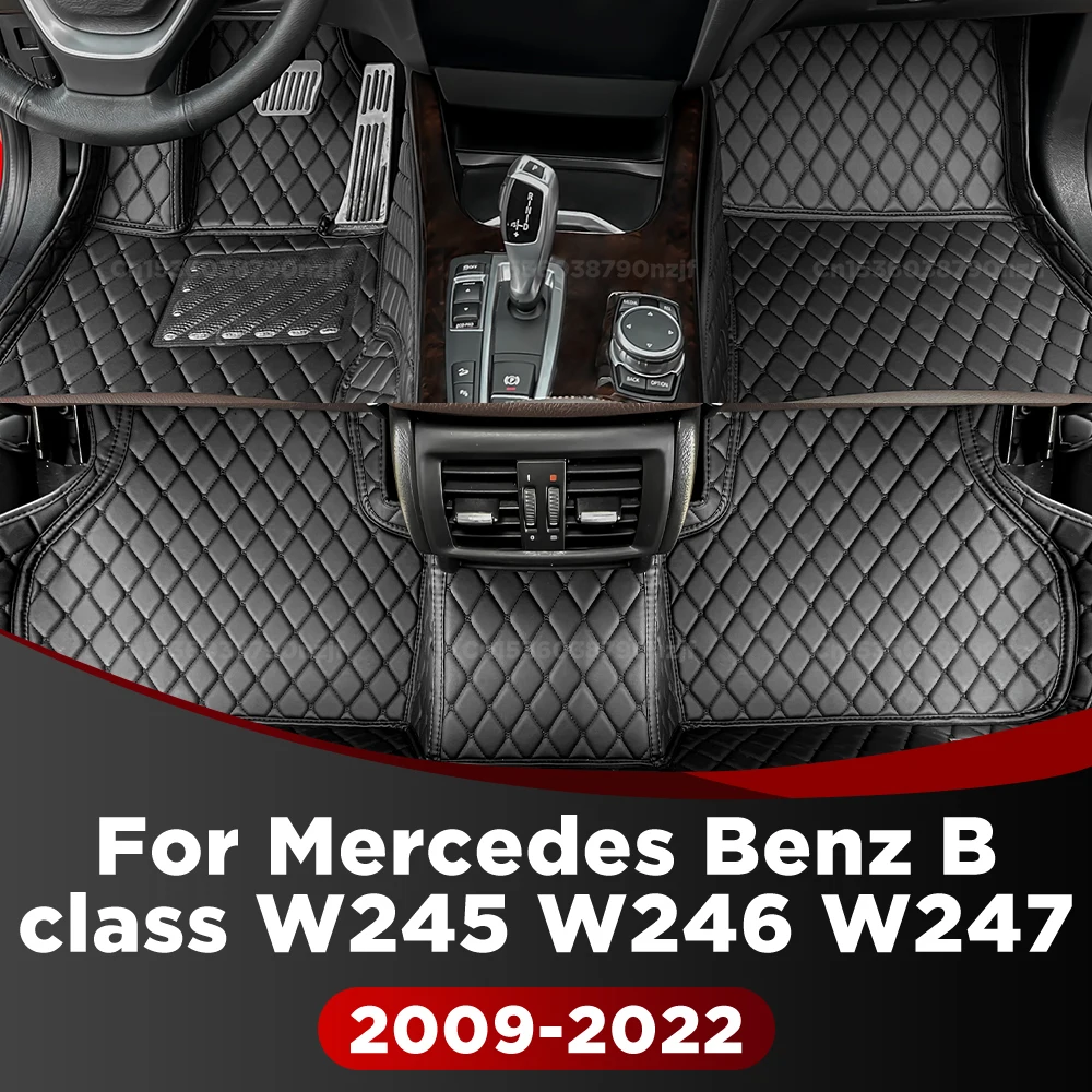 

Для Mercedes Benz B class W245 W246 W247 2009-2022 пользовательские автомобильные коврики автомобильный ковер чехол аксессуары для интерьера защитные