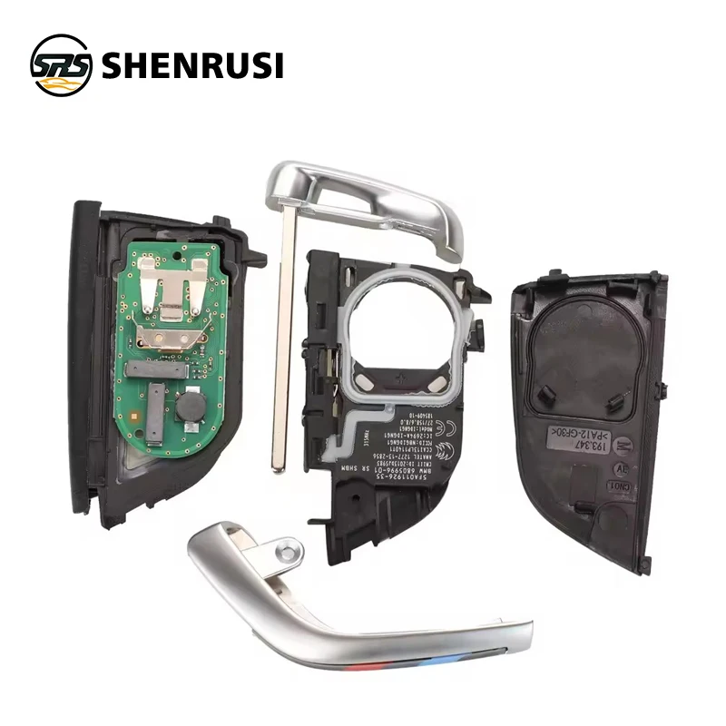 SHENRUSI الذكية 3/4 زر 315 /433 /868MHZ ID49 pcf7945 مفتاح بعيد دخول بدون مفتاح لسيارات BMW F FEM CAS4 5 7 Series X5 X6 2014+