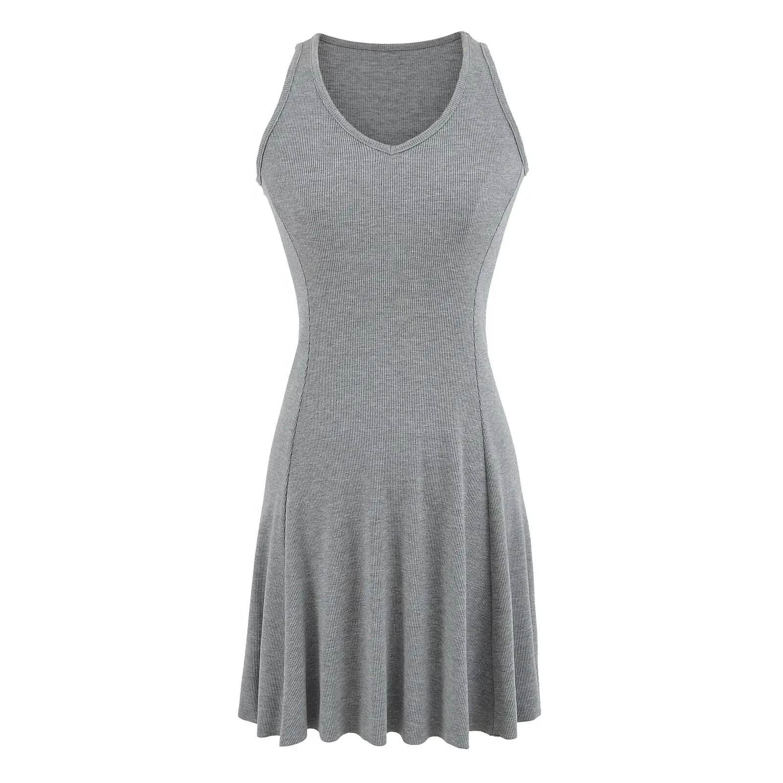 Women's V-Ne Knitted Vest Dr Slimming ort Skirt High Waist Sexy Summer Faion Street Sle Svel Bodycon Inner Wear