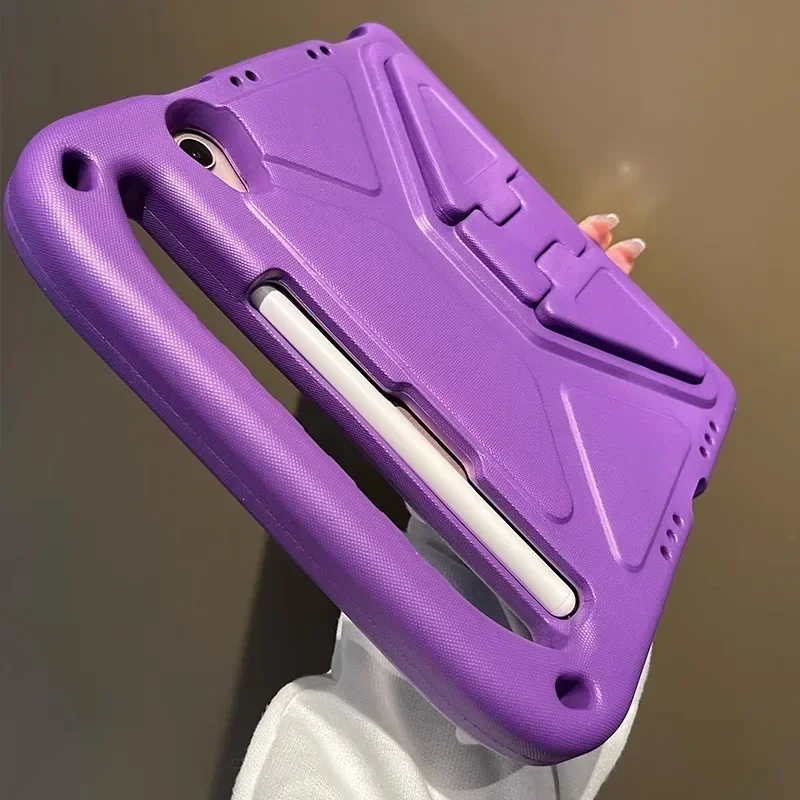 غطاء لوحي EVA لجهاز IPad 11th Gen A16 10th 9 8 7 Th 10.2 Pro 11 Air 11 13 M3 2025 Mini 7 6 5 4 3 حافظة مضادة للصدمات للأطفال