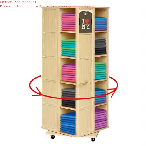 

Custom.T-shirt Rotatable Display Stand