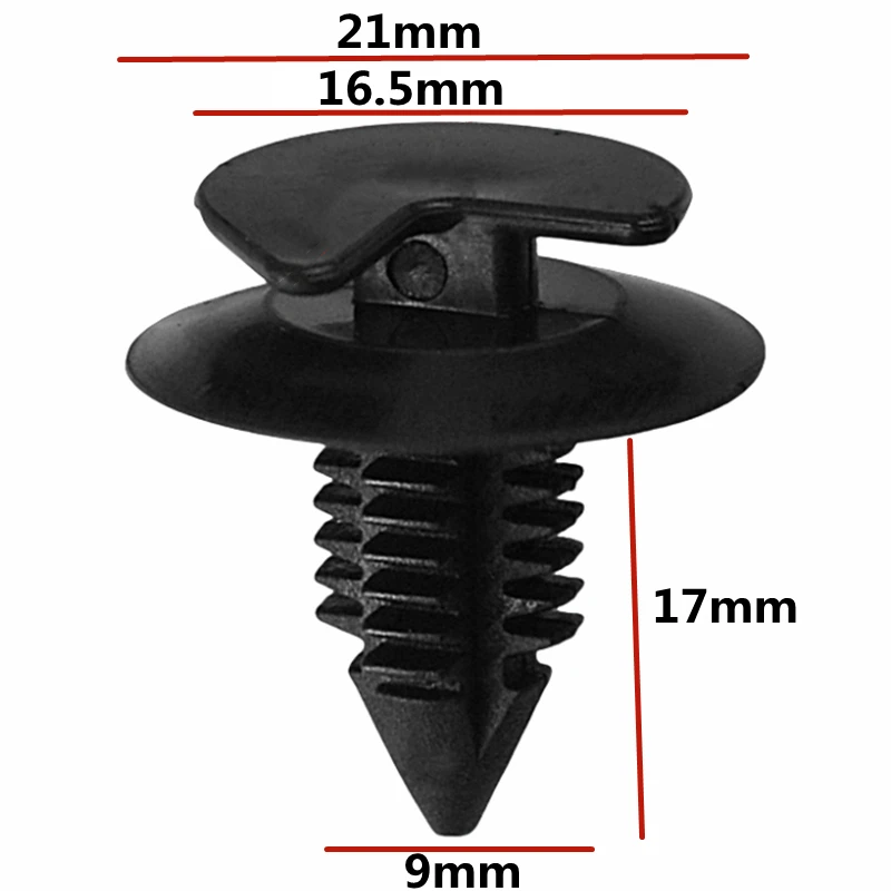 20Pcs For 9mm Hole OEM-Style Door Panel Guard & Wheel Arch Clips Trim Retainer Fasteners For Jeep  D65