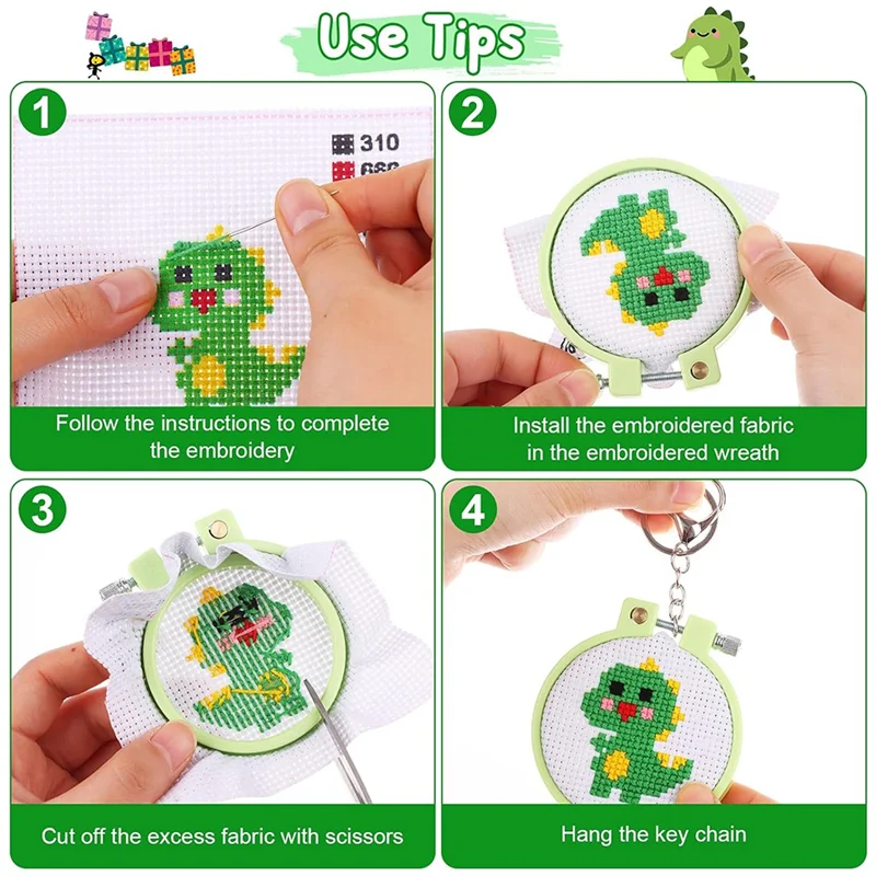 AEE3-6Pcs Zestawy do haftu krz – Embroidery For Beginners recenzja i cena