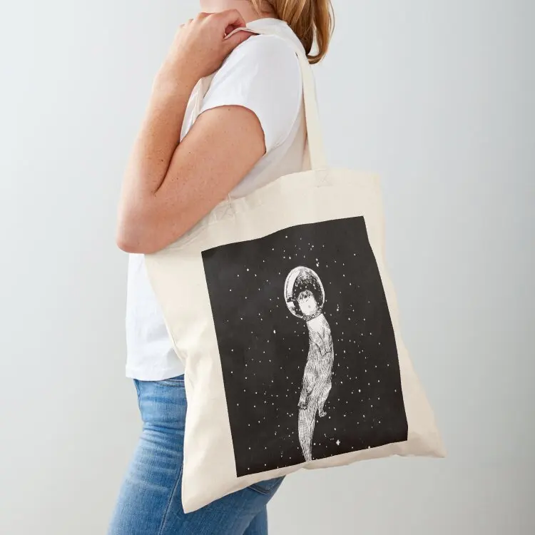

Drifting in Otter Space (best for color) Tote Bag Custom bag bag luxury women hand bags shopping cart bags