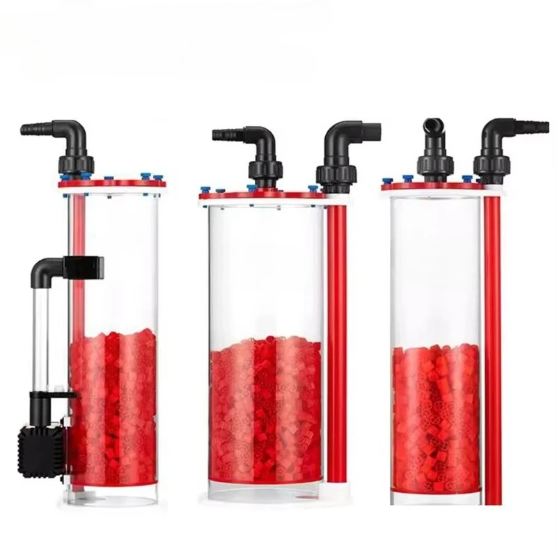 Large aquarium medium biofiltration fluidized reactor view 2