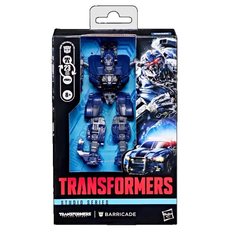 In Stock Hasbro Transformers Classic Toys Age Of The Primes Deluxe Barricade Action Figure Robot Toy Collectibles Gifts Hobbies view 6
