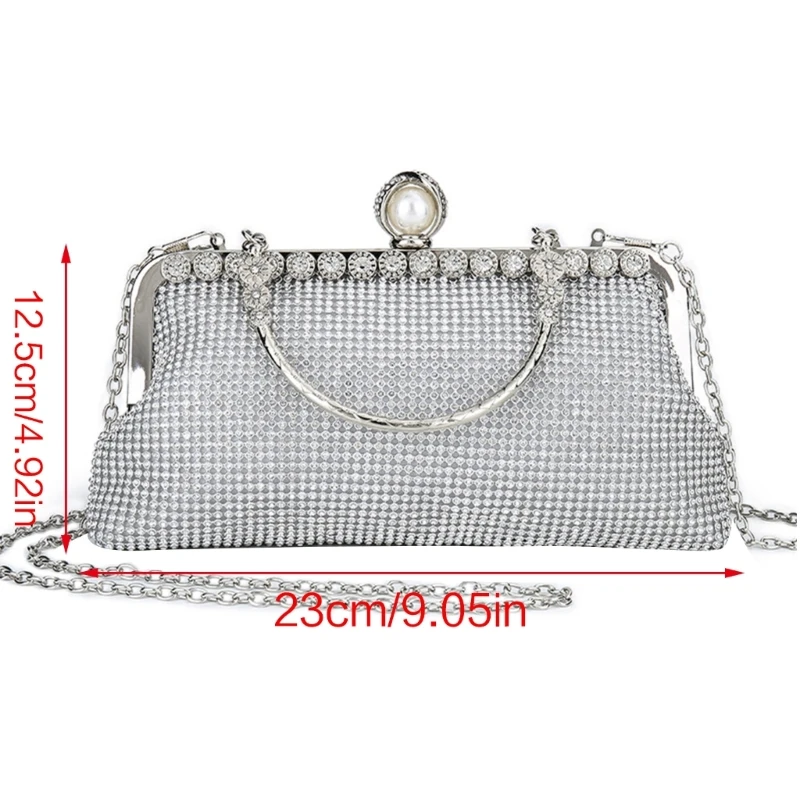 Women Shoulder Bag Formal Evening Bag Lady Elegant Wedding Party Clutches Purse