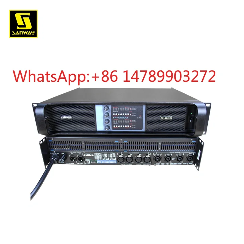 4 Channel Lightweight Power Amplifier Professional Stage Audio Equipment