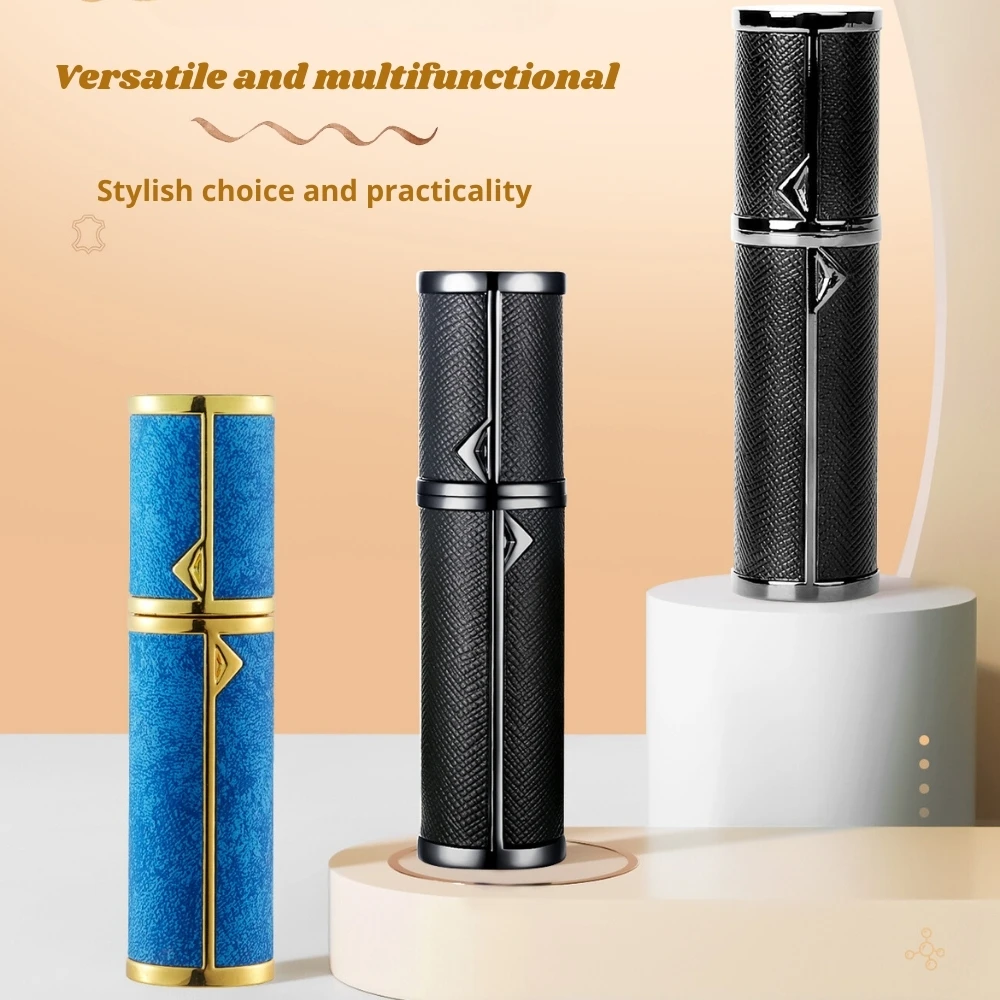 TokinTen 5ml Mini Refillable Perfume Atomizer aluminum spray bottle travel leakproof container perfume bottle