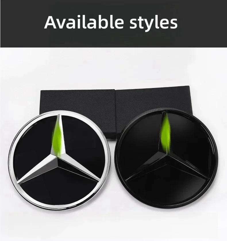 

205MM The front grille star logo badge mirror bottom 3D ABS logo for Mercedes-Benz W253 GLE/GLC/GLS/CTS-class 2016-2019