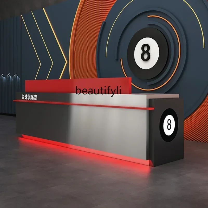 

pgBar Club Bar Cashier Gym Dance Room Stainless Steel Front Desk