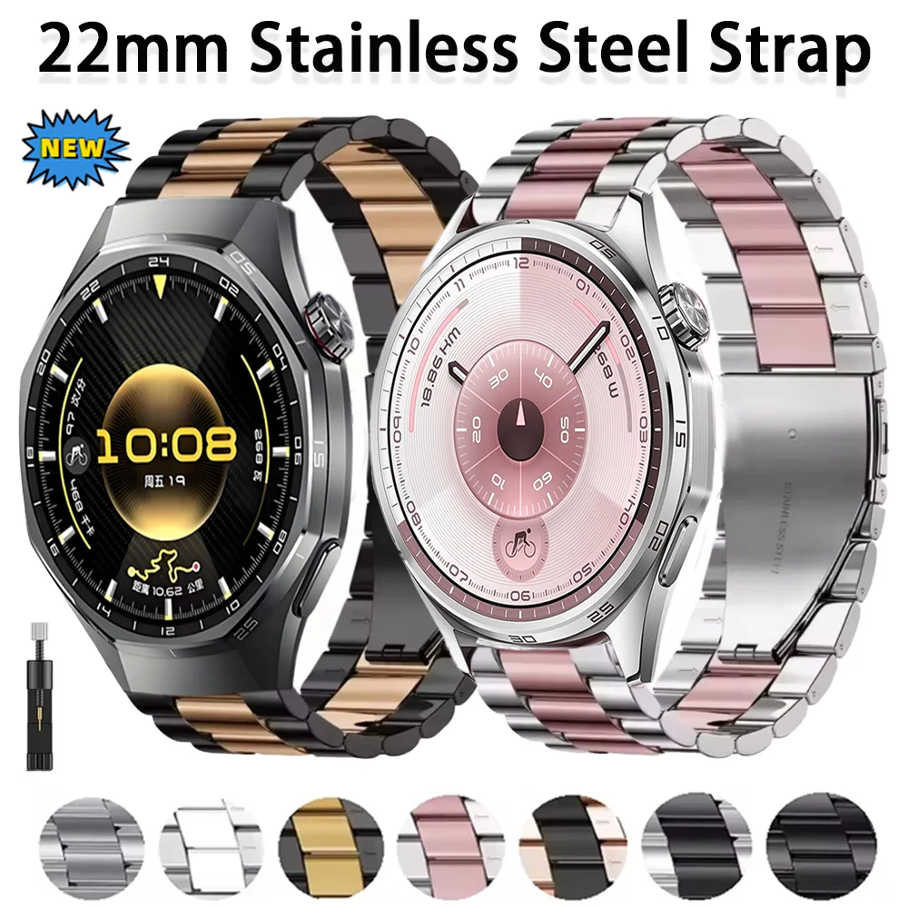 22Mm Metal Strap Fo… - image