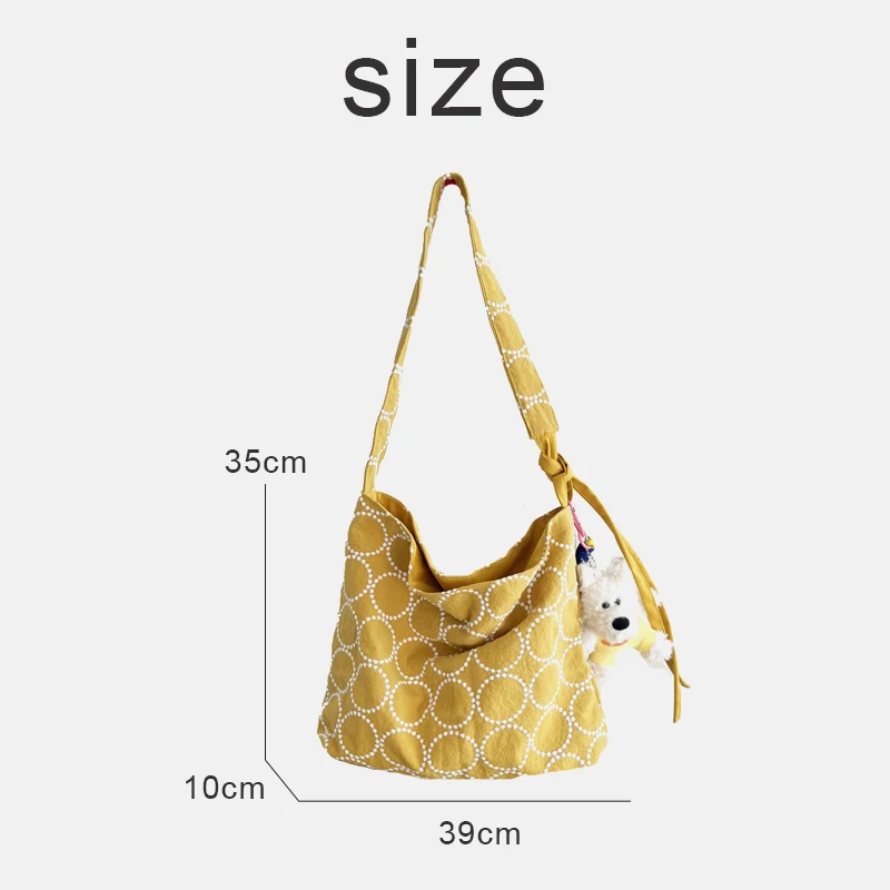 Tote Bags For Women Luxury Designer Handbag Purses 2026 New In Polyester Circular Pattern Large Capacity Underarm Cloth Shoulder