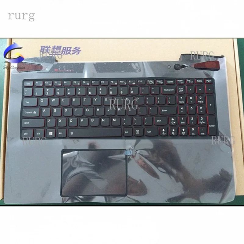 R+ Brand new, suitable for Lenovo Y50-70, keyboard palm rest with backlight AP14R000A00 + bottom protective shell