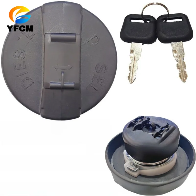 Excavator Parts 14321872 Locking Pneumatic Fuel Tank Cap for Mercedes Benz Truck Iveco