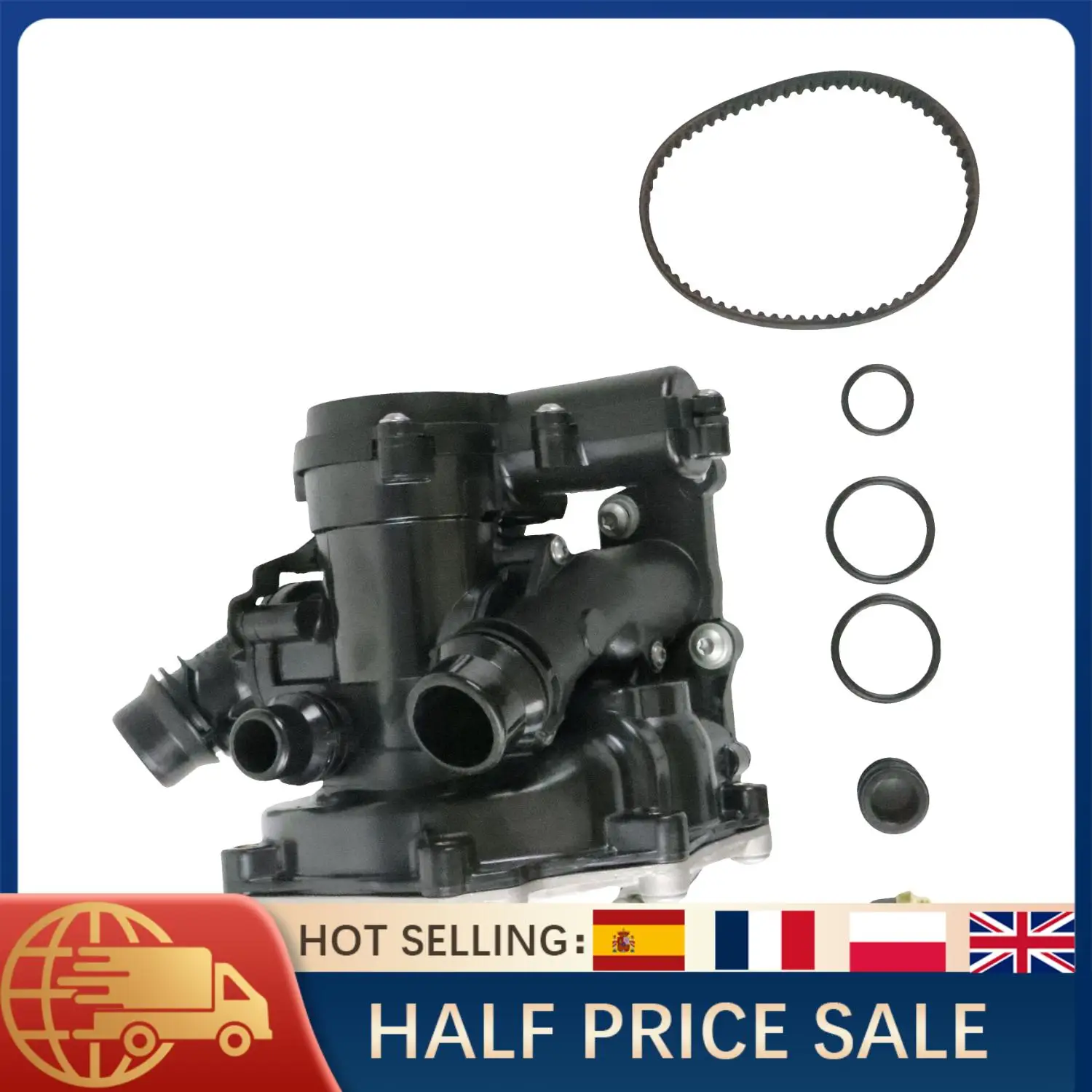 

Комплект водяного насоса двигателя 1,8 т/2,0 т для VW Beetle Passat Audi A1 A3 Q3 Q7 A4 A6 TT Quattro Golf R 06K121011 06L121012 06L121111G