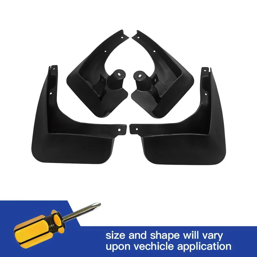 

4Pcs Front & Rear Mud Flaps Splash Guards Mudguards Black For BMW 5 Series M Sport F10 F18 2011 2012 2013 2014 2015 2016