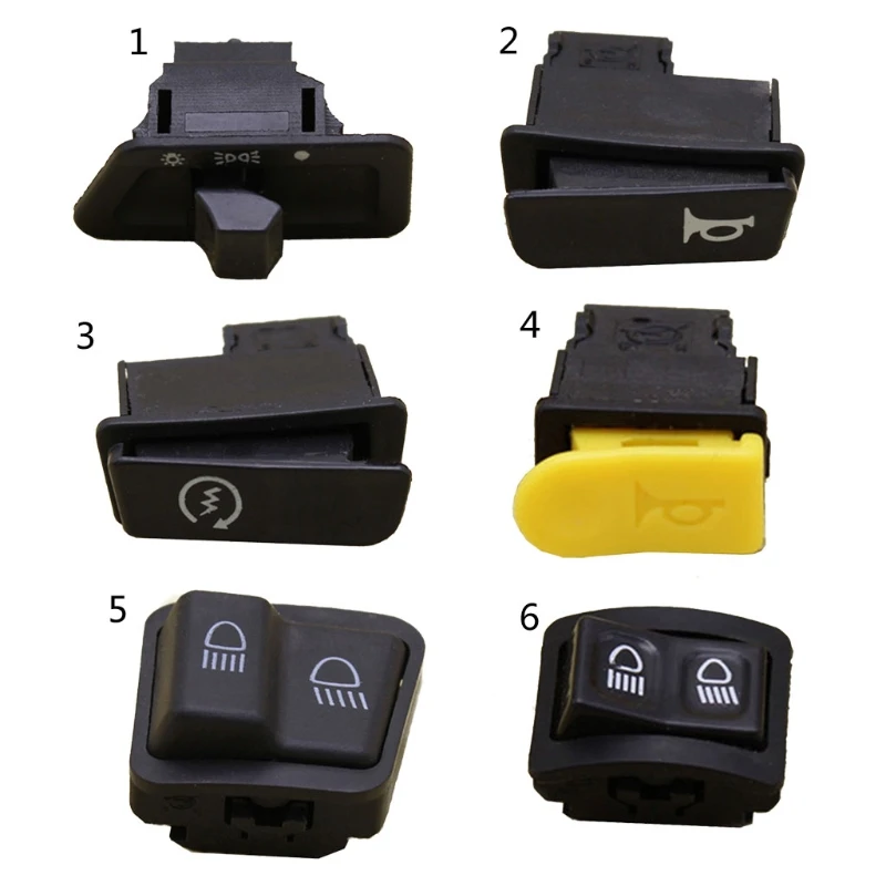 Switches Buttons Replaceable Electronics Parts Fit for Variety Motorcycle Models