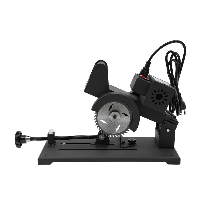 Sliding Cutting Saw 300W, Multifunctional Push-Pull Saw with 3 Blades, 45-90° Adjustable Angle 7000RPM for Wood Metal Ceramic