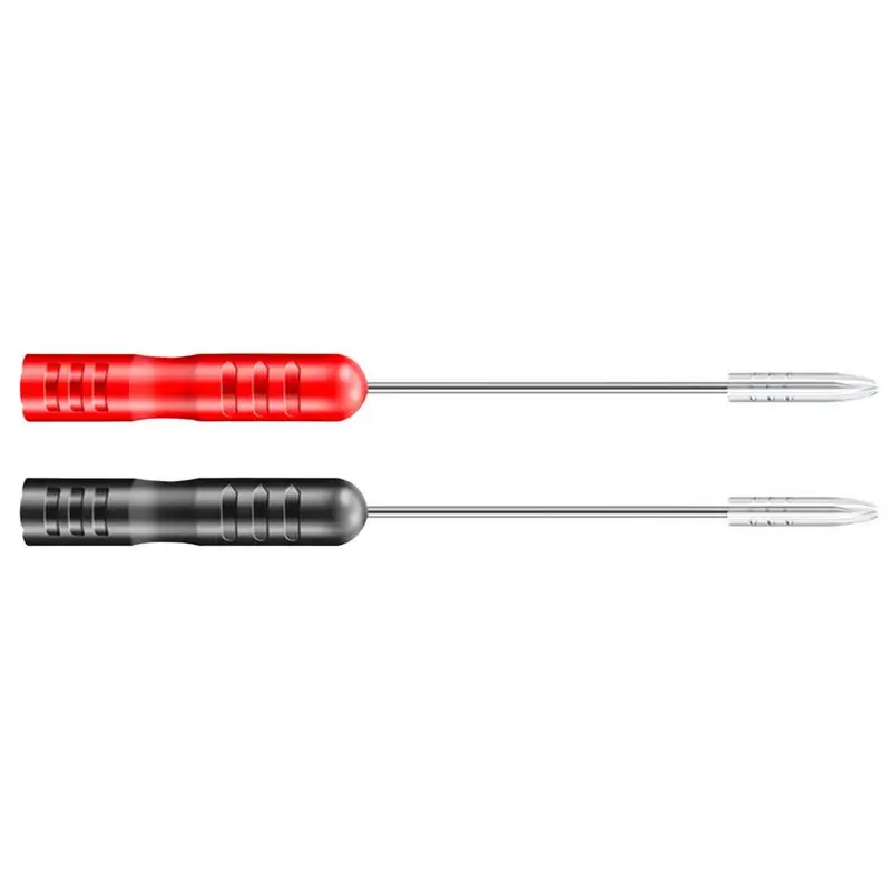 Test Probe Pins 2X Isolatie Draad Piercing Naald 3mm Rvs Piercing Naald Sonde Tip Adapter Voor Auto tester