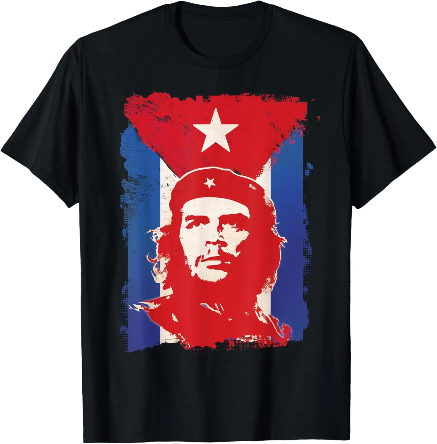 Che Guevara Cuban Flag Cuba Revolution Red Rebel Graphic T-Shirt